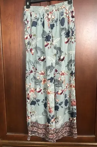 Angie  Bohemian Wide Leg Pants Size M