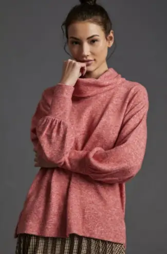 Maeve Anthropologie Cowl Neck Long Sleeve Pullover Top Soft Stretch Blend Sz S