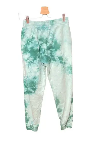 frankie's bikinis  Aiden Sweatpants Emerald Tie Dye Green Size Small