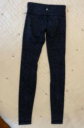 Lululemon  Wunder Under Pant III in Shatter Weave Desert Teal Alberta Lake Size 4