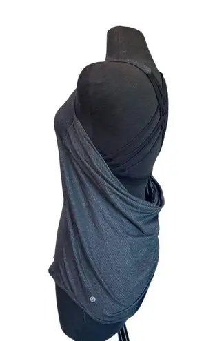 Lululemon  Wild Tank
Heathered Black / Desert Snake Deep Coal Black