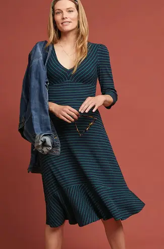 Maeve anthropologie Flores Striped Dress small