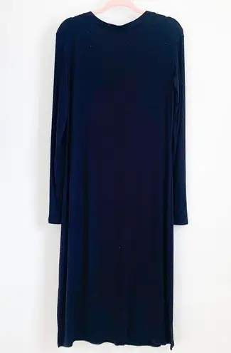 Max Mara Leisure Black Long Ribbed Cardigan Legging Set small