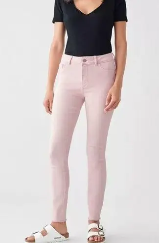 DL1961  Florence Skinny Mid-Rise Ankle Pink Denim Pants Size 23