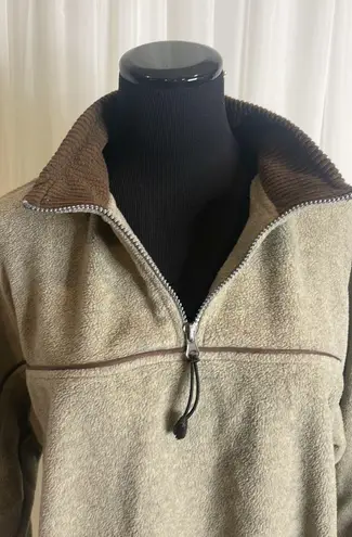 Architect Khaki/Brown  JEAN COMPANY 1/4 Zip Sweater