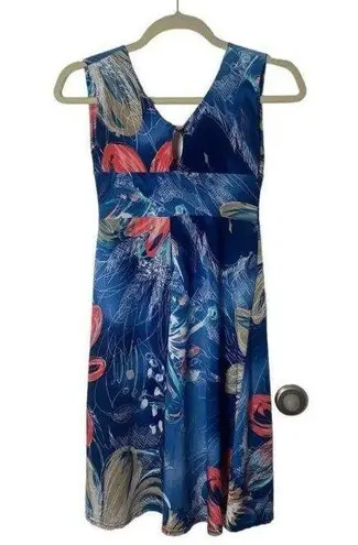 Made In Italy SZ S tropical floral dress Multi