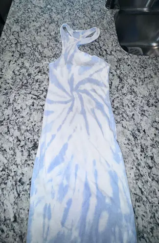 ZARA Blue Tie Dye  Dress