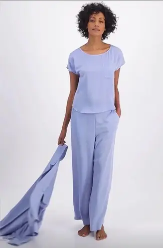 STATE OF THE DAY 3 Piece Women’s Blue Crepe De Chine Sleep Collection Size XXL