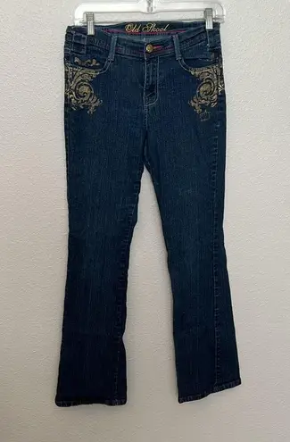 Old Skool Painted Jeans Size 9/10 Blue