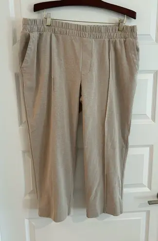 A New Day  Cropped Sweatpants Tan Size XXL - Image 1
