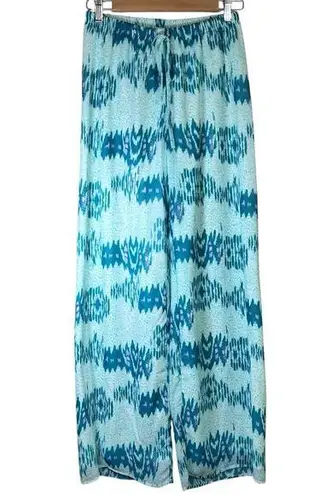 Badgley Mischka American Glamour Wide Leg Pull-on Slinky Drawstring Pants Small