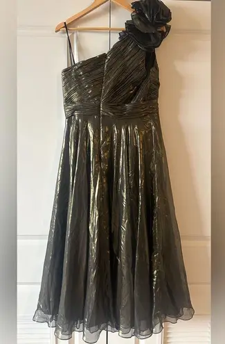 Mac Duggal One Shoulder Ruched Bodice Dress