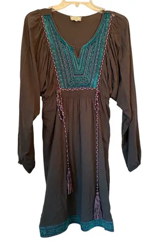 Miss Me Sweet by  embroidered dress Large Tassel