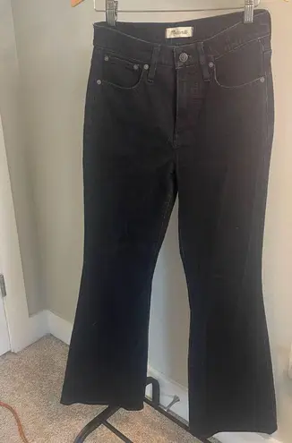 Madewell  The Perfect Vintage Flare Jean Black Size 26