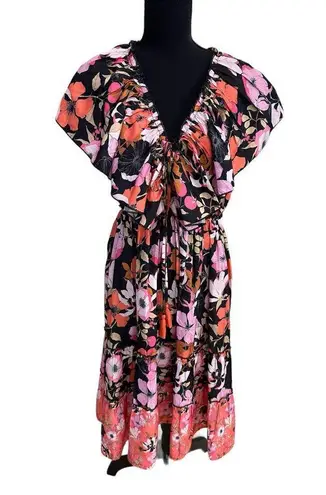 Raga Butterfly Floral Midi Dress