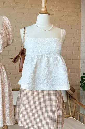 Et Clet White Open Back Top - Image 3