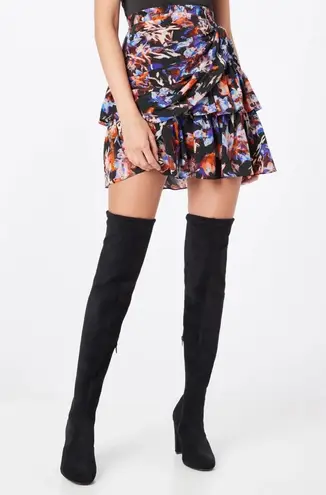 IRO Paris Manae Skirt, Black Multi Size 32 New w/Tag Retail $395