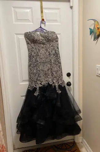 Aspeed strapless hand beaded gown