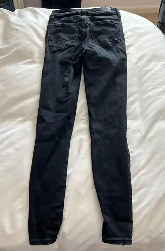 American Eagle Outfitters Ripped Black Jeans