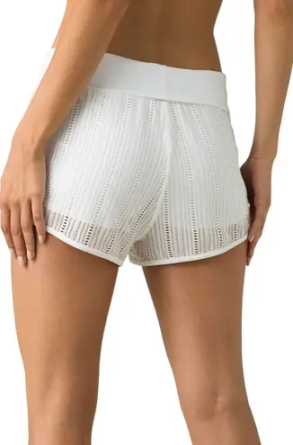 prAna Two Beach Board shorts Swimwear Beach summer white lace medium new