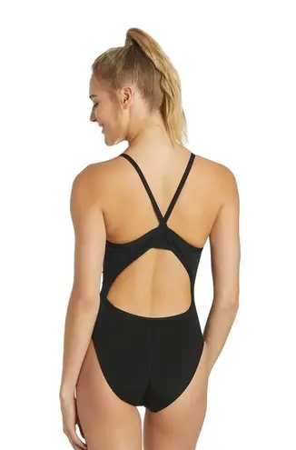 Sporti HydroLast Solid Thin Strap Swimsuit Black