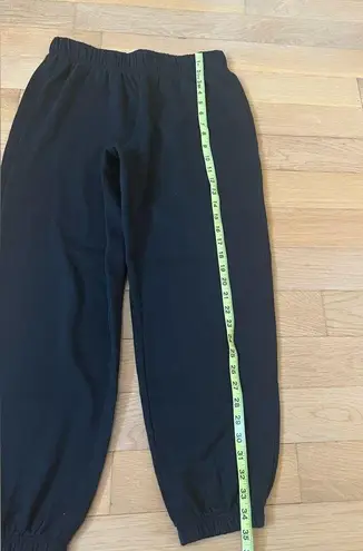 Lazy Pants Black Jogger Cinch Sweatpants Womens Size Small