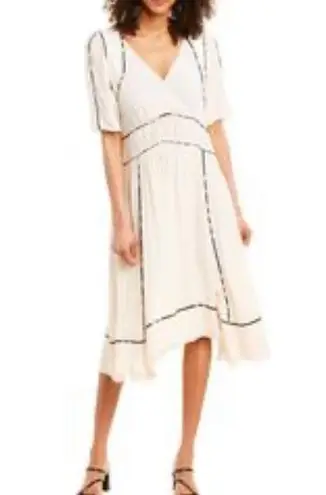 Ba&sh  Flavie Poudre Crepe Beige Dress