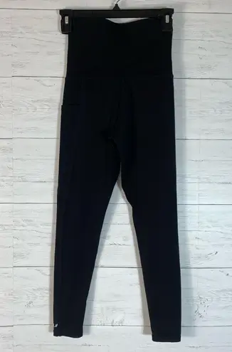 Athletics Motion Magic Waist Shaper 2-in-1 Black Leggings With Pocket small