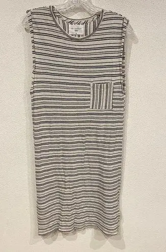 Sol Angeles Striped Pocket MIDI Dress Size XS EUC