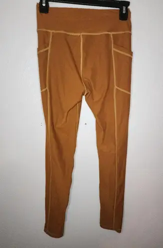 Wolven Turmeric Pocket Legging Tan