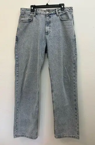 ASOS Collusion x005 Straight Leg Light Mineral Blue Wash Mom Jeans Size undefined