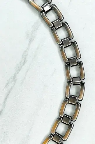 Womens Bronze Square Chain Link Belt ✨ S/M Gold