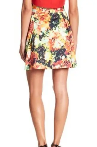 Black Halo Floral Skirt w/ Pockets Size 12