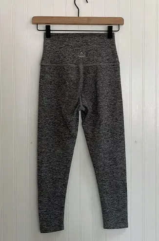 Beyond Yoga Spacedye Walk And Talk High Waisted Capri Legging Black Gray Size S