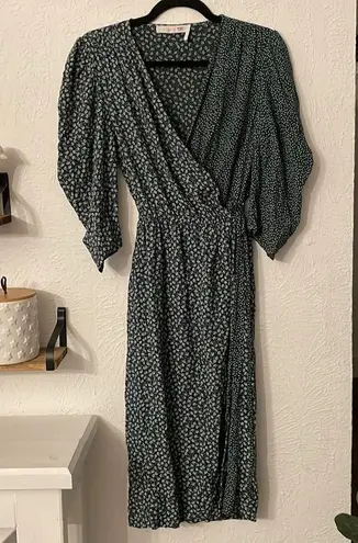 See By Chloe Floral & Dot Wrap Dress Size 36/S