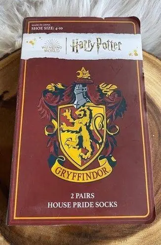 NWT Harry Potter 2 Pairs of House Pride Socks Set Green
