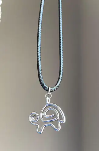 Handmade cute turtle simple necklace 🐢🏝️💧