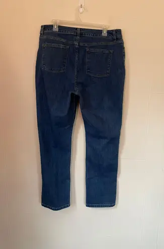 L.L.Bean  Classic Fit jeans medium wash denim Straight Leg women’s size 18 REG