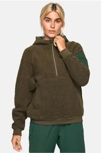 Outdoor Voices  MegaFleece OG Snap Up Original Button Neck Pullover Wool Blend M thumbnail 1