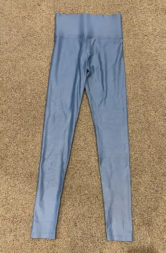 Carbon38 High Waisted Legging in Takara Shine Denim Blue Size XS