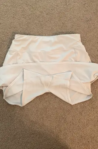 White athletic skirt