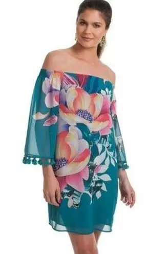 Trina Turk 💕💕 Amaris Floral Tropical Shift Dress