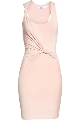 Alexander Wang NWT T BY  KNOTTED TANK DRESS IN CANDY PINK