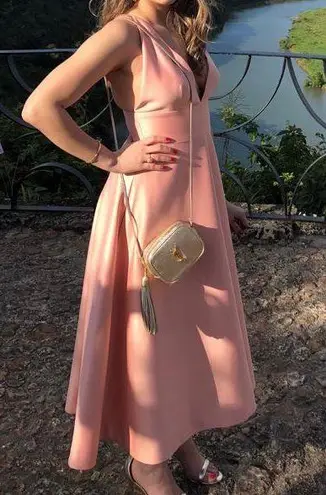 BHLDN Midi Satin Bridesmaid Dress