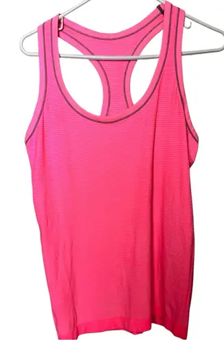 Danskin Now Pink Tank Athletic Sporty Work Out Semi