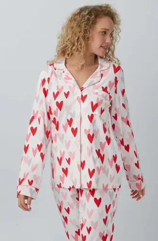 Bed Head Pajamas Love Is All You Need Matching Set Shirt And Pants Size 2X Heart White