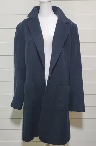 Peruvian Connection Women's Alpaca Wool Coat Dark Blue. Size: 12