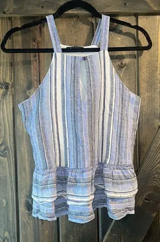 Maven West  Linen Ruffled Top - Image 1