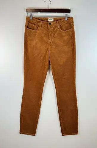 L'Agence Women Jeans Bark Copper High Rise Marguerite Skinny Stretch USA Size 30