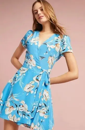 Yumi Kim Kennedy Silk Mini Wrap Dress Size XS